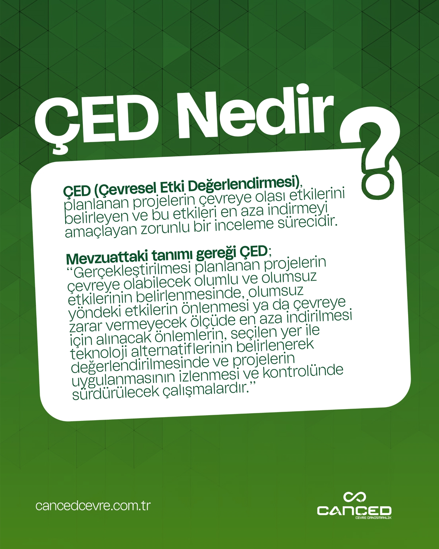 ÇED Nedir?